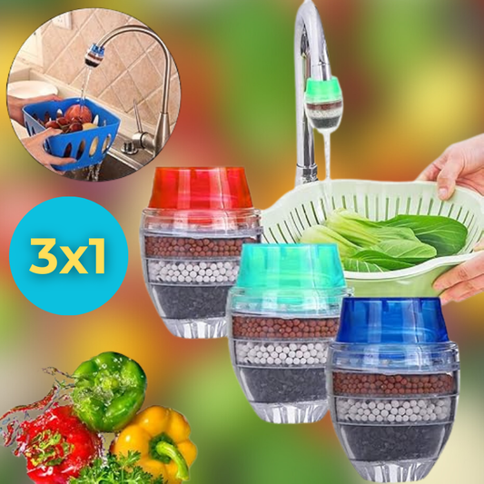 PROMO 3x1 Filtro purificador de agua para todo tu hogar